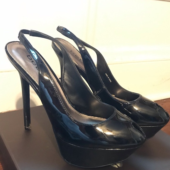 Black Bebe pumps - Picture 2 of 7